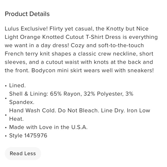 Lulus Orange Knotted Mini T-Shirt Cut Out Dress - Picture 12 of 12